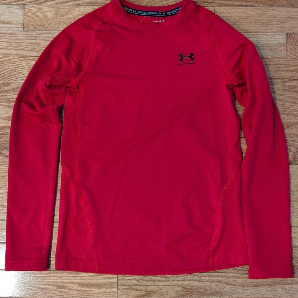 Like new Under Armour Cold Gear Youth Large Long Sleeve Top